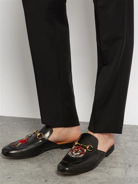 gucci driving loafers mens|gucci backless loafers men.